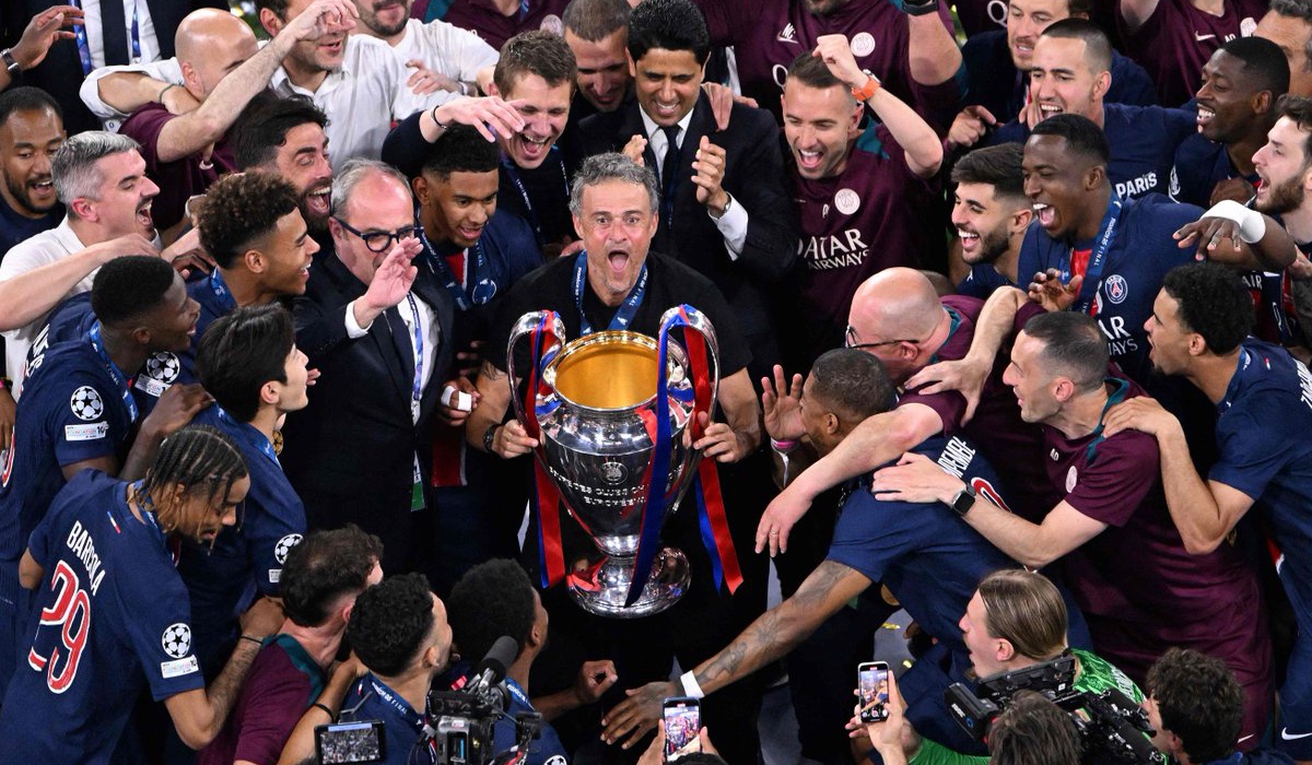 PSG Dominates Inter Milan 5-0 to Clinch Champions League Title